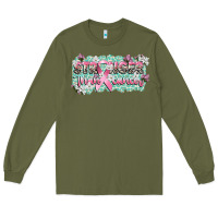 Army Green stronger than cancer cancer awareness Long Sleeve Tee - CowGirlArtShop