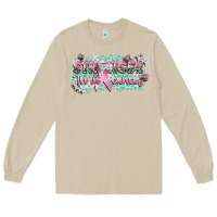 Mushroom stronger than cancer cancer awareness Long Sleeve Tee - CowGirlArtShop