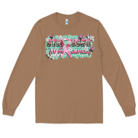 Toasted Coconut stronger than cancer cancer awareness Long Sleeve Tee - CowGirlArtShop