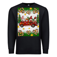 Black christmas gnomes truck Premium Sweatshirt - Artiststas
