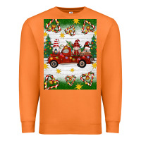 Christmas Gnomes Truck Premium Sweatshirt | Teevron