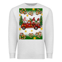 Oatmeal Heather christmas gnomes truck Premium Sweatshirt - Artiststas