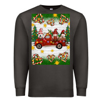 Smoke christmas gnomes truck Premium Sweatshirt - Artiststas