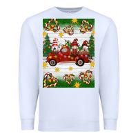 White christmas gnomes truck Premium Sweatshirt - Artiststas