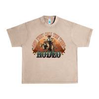 French Oak And they call the thing rodeo bull bullfighter Urban Heavy Tee - HowdyJamesFarm
