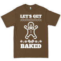 Cacao Let's Get Baked Smoking Weed Funny Christmas Gift 1 Premium Tee - lanVoArt