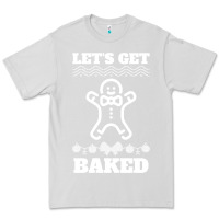 Dove Grey Let's Get Baked Smoking Weed Funny Christmas Gift 1 Premium Tee - lanVoArt