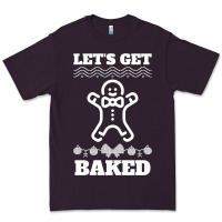 Plum Let's Get Baked Smoking Weed Funny Christmas Gift 1 Premium Tee - lanVoArt