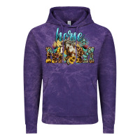 Cloud Purple Horse Mom Vintage Hoodie - HowdyJamesFarm