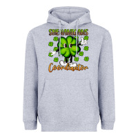 Heather Grey shenanigans coordinator st patrick s day artiststas Heavyweight Hoodie - Artiststas