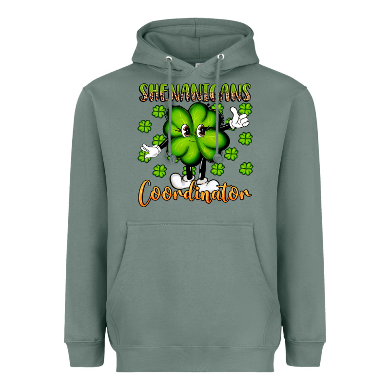 Shenanigans Coordinator St Patrick S Day Artiststas Heavyweight Hoodie by Artiststas | Teevron