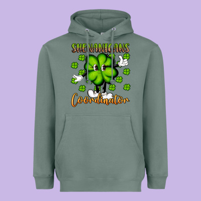 Shenanigans Coordinator St Patrick S Day Artiststas Heavyweight Hoodie Designed By Artiststas