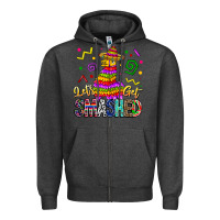Charcoal Heather Let's Get Smashed Zipper Hoodie - CowhideDigitalArt