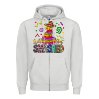 Dove Grey Let's Get Smashed Zipper Hoodie - CowhideDigitalArt
