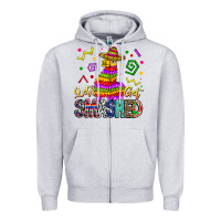 Heather Grey Let's Get Smashed Zipper Hoodie - CowhideDigitalArt