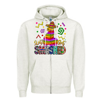 Oatmeal Heather Let's Get Smashed Zipper Hoodie - CowhideDigitalArt