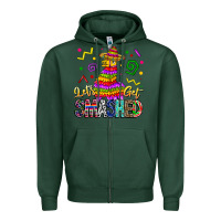 Sports Green Let's Get Smashed Zipper Hoodie - CowhideDigitalArt