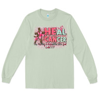 Matcha heal cancer luke 1 37 Long Sleeve Tee - CowGirlArtShop