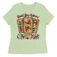Matcha dont stop believin christmas Ladies Tee - SublimationCraftShop