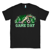 Black Game day Soccer Classic Tee - NancyCooperArtShop