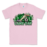 Bubblegum Pink Game day Soccer Classic Tee - NancyCooperArtShop