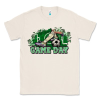 Natural Game day Soccer Classic Tee - NancyCooperArtShop
