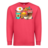 Cardinal Breakfast Coffee Cups Premium Sweatshirt - Artiststas