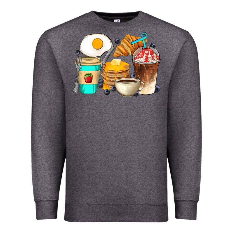 Breakfast Coffee Cups Premium Sweatshirt by Artiststas | Teevron