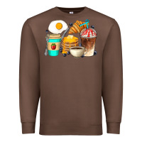 Chestnut Breakfast Coffee Cups Premium Sweatshirt - Artiststas