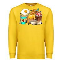 Lemon Breakfast Coffee Cups Premium Sweatshirt - Artiststas