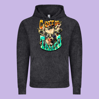 Can't Be Tamed Cow Vintage Hoodie Designed By Howdyjamesfarm