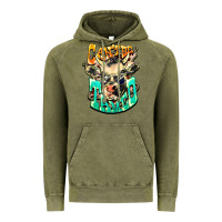 Vintage Olive Can't be tamed cow Vintage Hoodie - HowdyJamesFarm