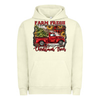 Pigment Pistachio farm fresh christmas trees Urban Hoodie - BarkalooDesign