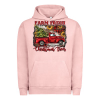 Pigment Salmon farm fresh christmas trees Urban Hoodie - BarkalooDesign