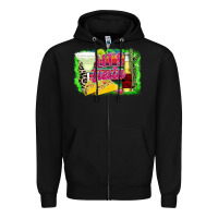 Black Let's Fiesta Zipper Hoodie - CowhideDigitalArt