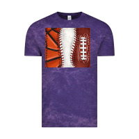 Cloud Purple baseball and basketball and football tumbler tbs Vintage Tee - TumblerDesignByShophia