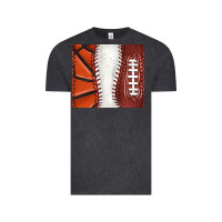 Vintage Black baseball and basketball and football tumbler tbs Vintage Tee - TumblerDesignByShophia