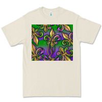 Bone Mardi Gras Fleur De Lis Premium Tee - RanaPortraitStore