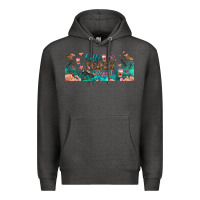 Charcoal Heather coffe teach repeat libbey glass Premium Hoodie - BundleAndBundleShop