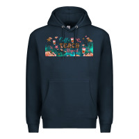 Navy coffe teach repeat libbey glass Premium Hoodie - BundleAndBundleShop