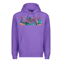 Purple coffe teach repeat libbey glass Premium Hoodie - BundleAndBundleShop