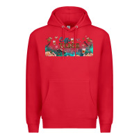 Red coffe teach repeat libbey glass Premium Hoodie - BundleAndBundleShop