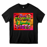 Black thick thighs and spooky vibes tumbler Heavy Core Tee - BundleAndBundleShop