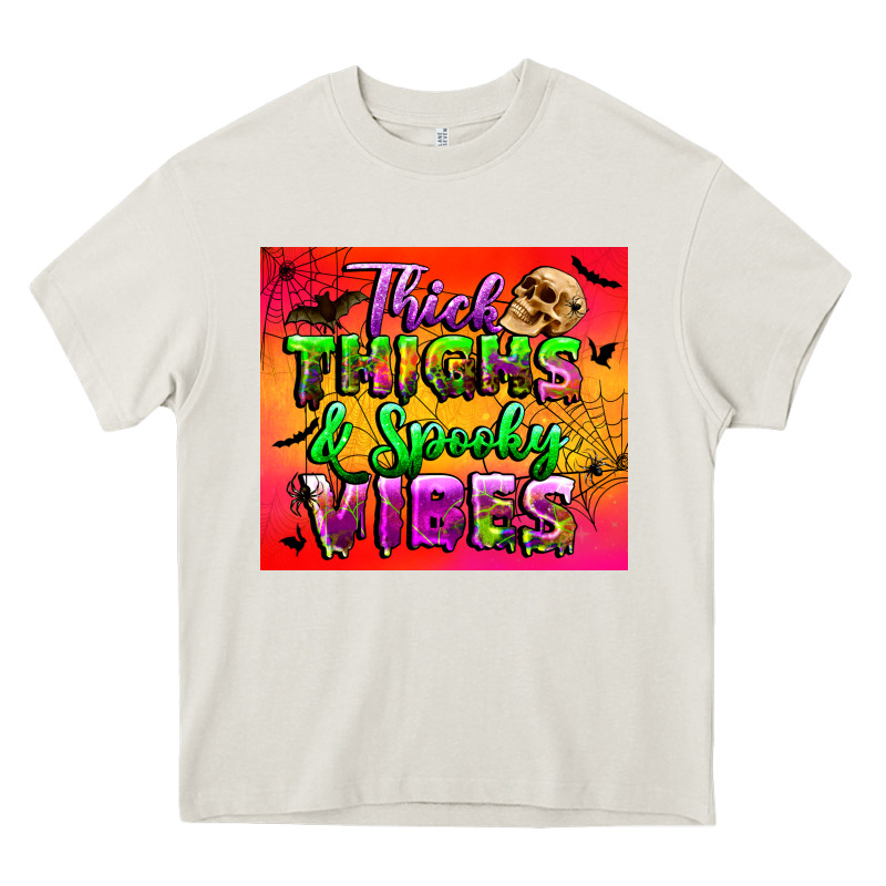 Thick Thighs And Spooky Vibes Tumbler Heavy Core Tee by BundleAndBundleShop | Teevron