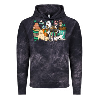 Cloud Black Dog coffee cups Vintage Hoodie - HowdyJamesFarm