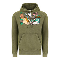 Vintage Olive Dog coffee cups Vintage Hoodie - HowdyJamesFarm