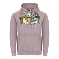 Vintage Zinc Dog coffee cups Vintage Hoodie - HowdyJamesFarm