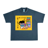 Midnight Navy life is better with cats and books Urban Heavy Tee - TumblerDesignByShophia