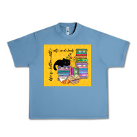 Pebble Blue life is better with cats and books Urban Heavy Tee - TumblerDesignByShophia