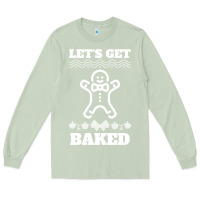 Matcha Let's Get Baked Smoking Weed Funny Christmas Gift 1 Long Sleeve Tee - lanVoArt